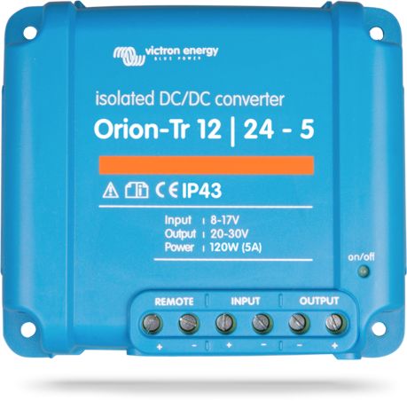 Orion-Tr 12/24-5A (120W) Isolated DC-DC converter - Swiss-Victron